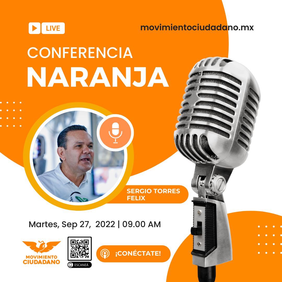 Estamos listos. Nos vemos mañana en la conferencia. ¿Cómo va Sinaloa? Mañana lo platicamos en punto de las 9 am. 

#ElFuturoEsNaranja