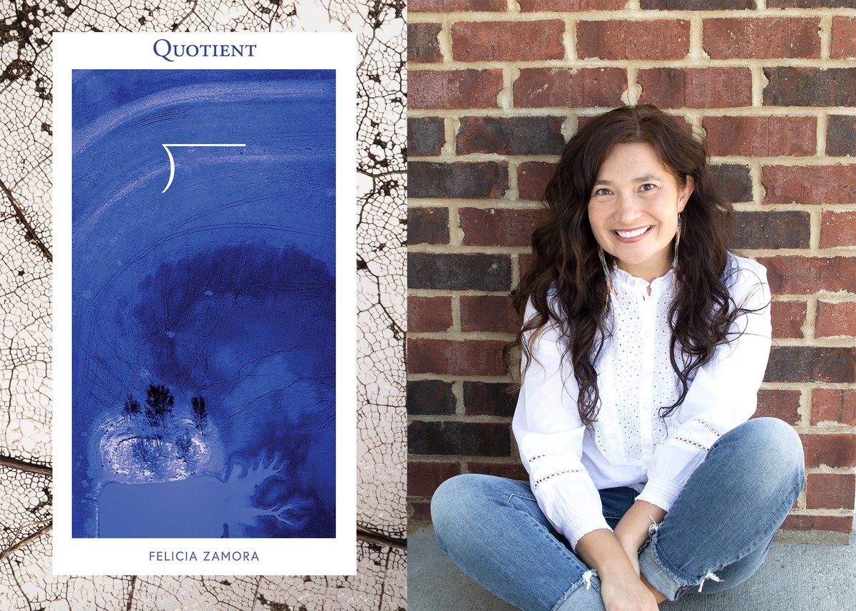 15. Felicia Zamora's new poetry book Quotient  challenges our thinking and preconceptions about our existence and takes us on a journey of lyrical intensity. Listen to our chat: bit.ly/3LMkwAx #ReadLatinoLit  #latinobooks #latinowriters #SupportLatinxLit #latinxbooks