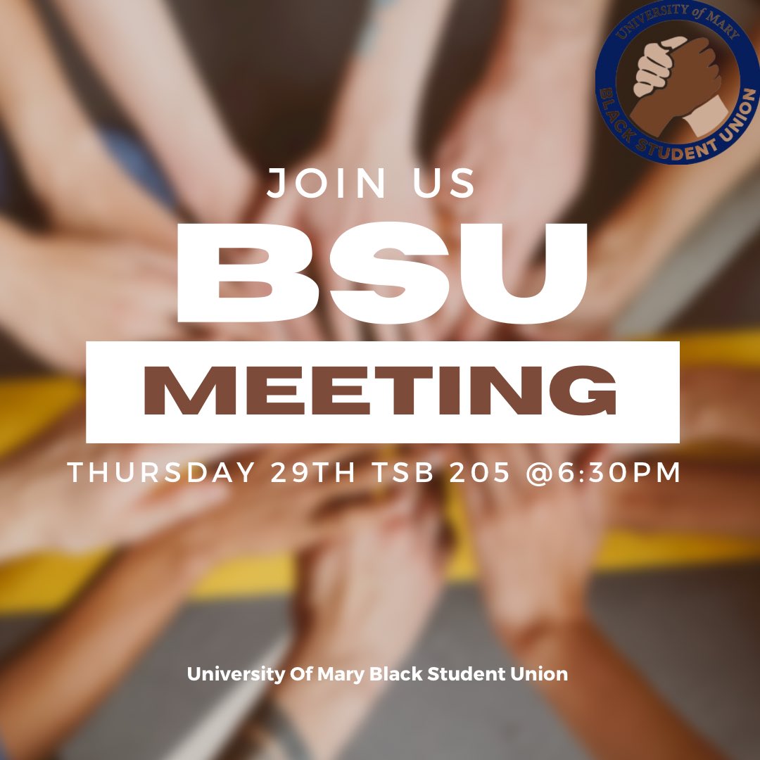 umarybsu's tweet photo. First meeting of the school year!!! #lifeatmary #umarybsu https://t.co/AyFZiT7blr
