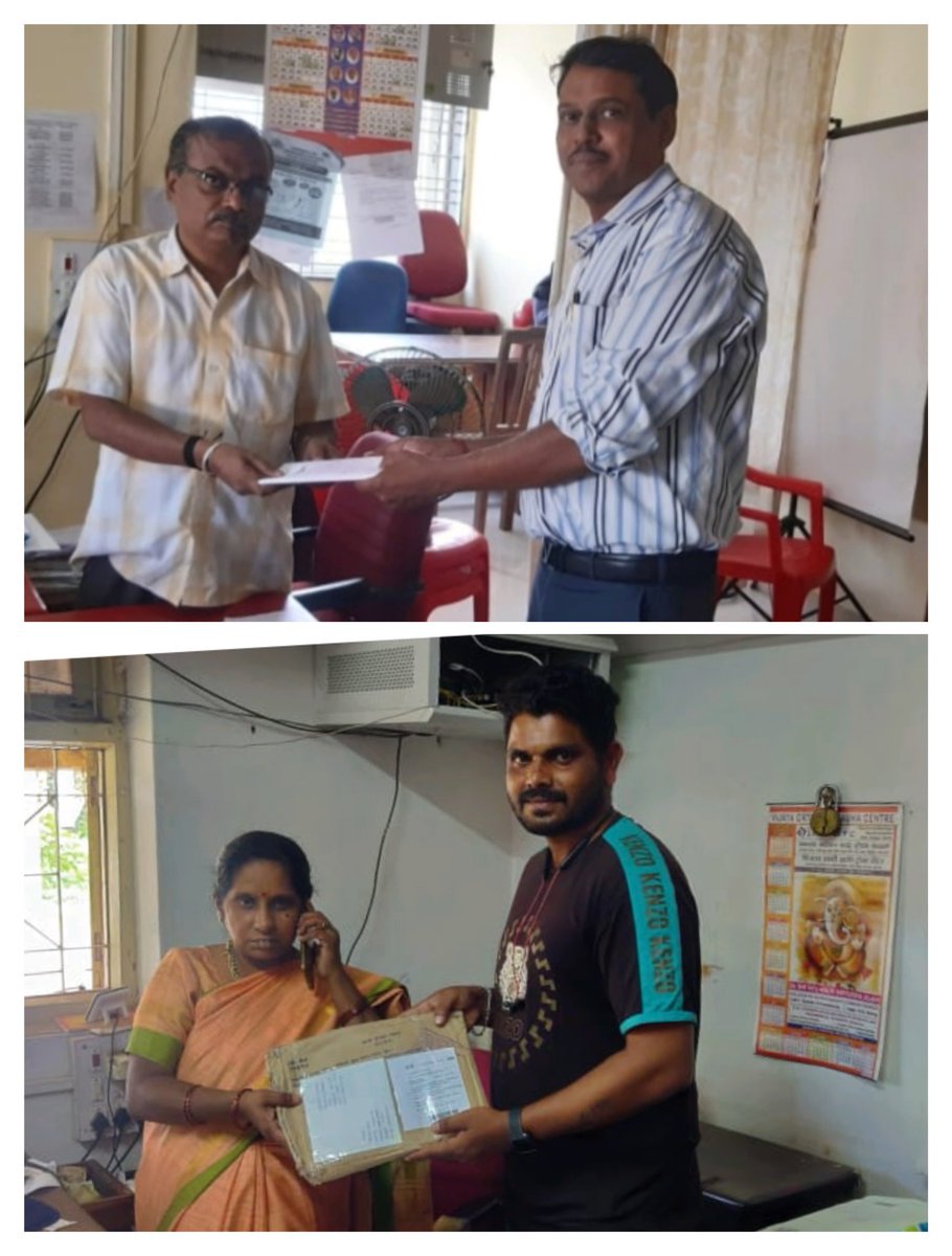 MallikarjunBK3's tweet photo. Hi everyone, Now u can book domestic speed posts and registered parcels directly  #CSC #DakMitra portal. 

#DakMitra parcel booking by VLE Mr.Sanjay and Mr.Siddarai from Belagavi.

ಸಮಯವನ್ನು ಉಳಿಸಿ
@ceo_csc @CscKarnataka @Dakmitra @CSCegov_ @PatankarRishi @dintya15 @_DigitalIndia https://t.co/fZIOz7h2FB