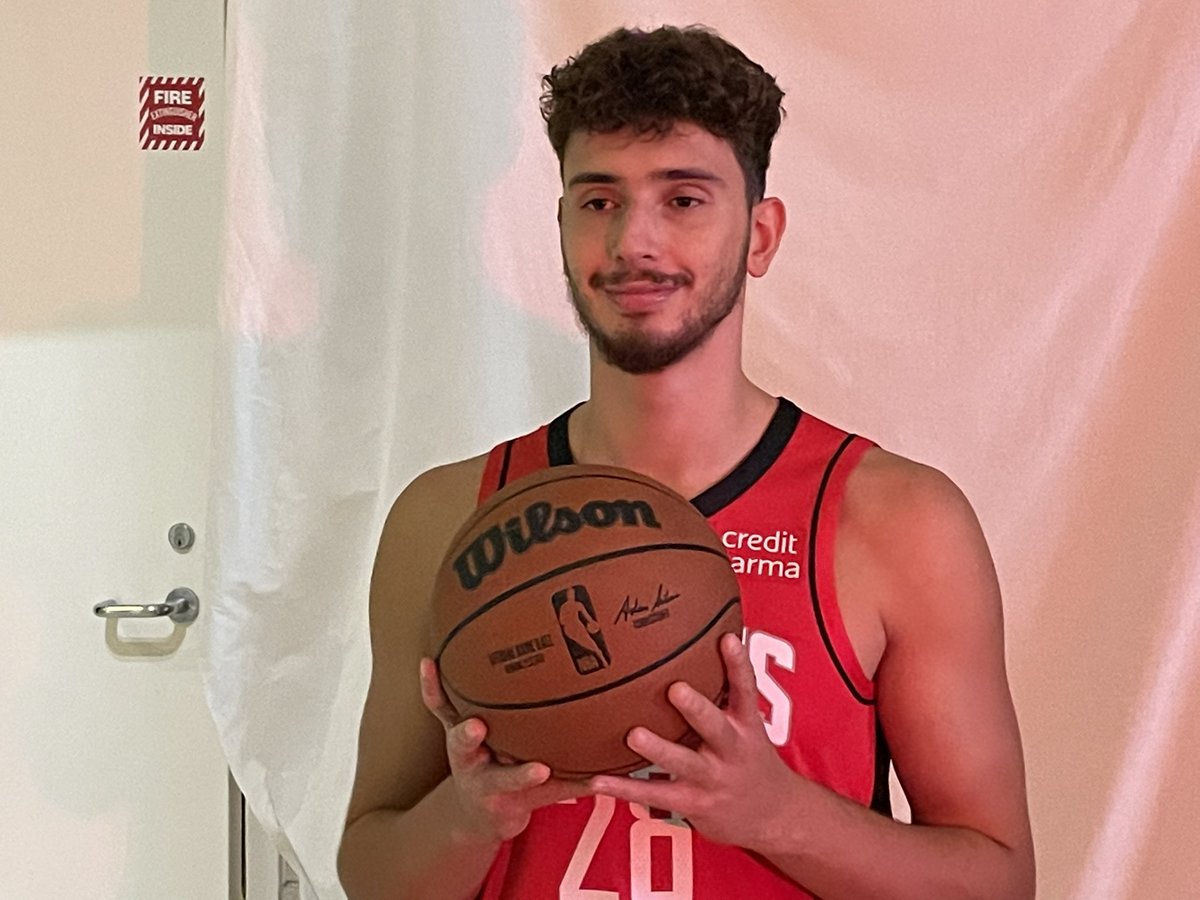 .<a href="/alperennsengun/">Alperen</a> during Rockets Media Day