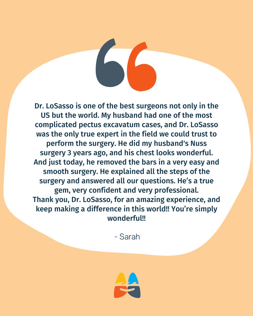 NussProcedure's tweet photo. Please don't hesitate to reach out should you have questions about our consultation process: https://t.co/403HIHDLFO
.⁠
.⁠
.⁠
#drlosasso #nussprocedure #pectusawareness #pectusbar #nuss #pectus #pectusexcavatum #pectuscarinatum #nussbar https://t.co/O6YBnv9UG8