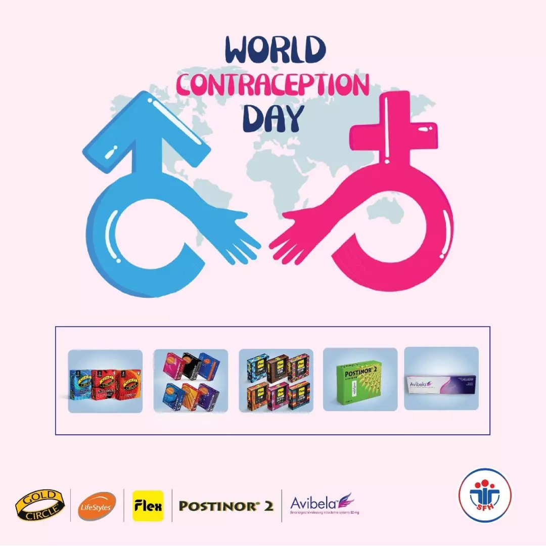Reducing the rate of unplanned pregnancy reduces maternal ill health as well as pregnancy related deaths.
SFH continues to ensure that women, and adolescent girls have access to contraceptive information and services.
Happy #worldcontraceptionday!
#ContraceptionDay
