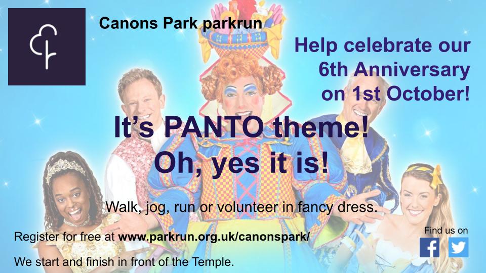 It's that time of week again! Oh, yes it is!
It's our 6th anniversary too! Oh, yes it is!
We still need a few volunteering spots filled! Oh, yes we do!

⏱️ Timekeeper x2
🚩 Pre-event set up x2
📱 Barcode scanner
🦺 Marshal x2
📢 Funnel manager
#loveparkrun #parkrunfamily