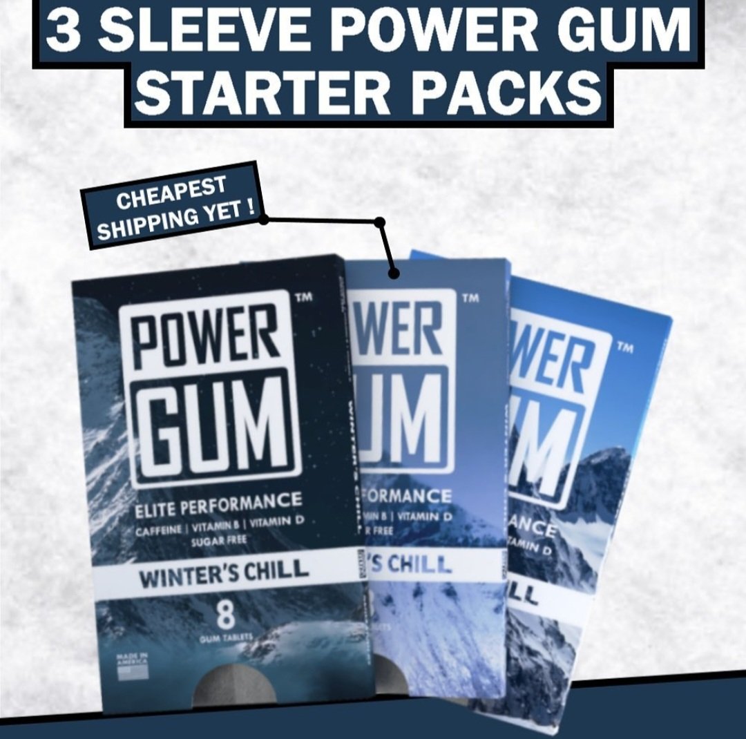 Not sure if you want an entire box? Now you can buy 3 sleeves of gum with HUGE savings on shipping - It's gum time!