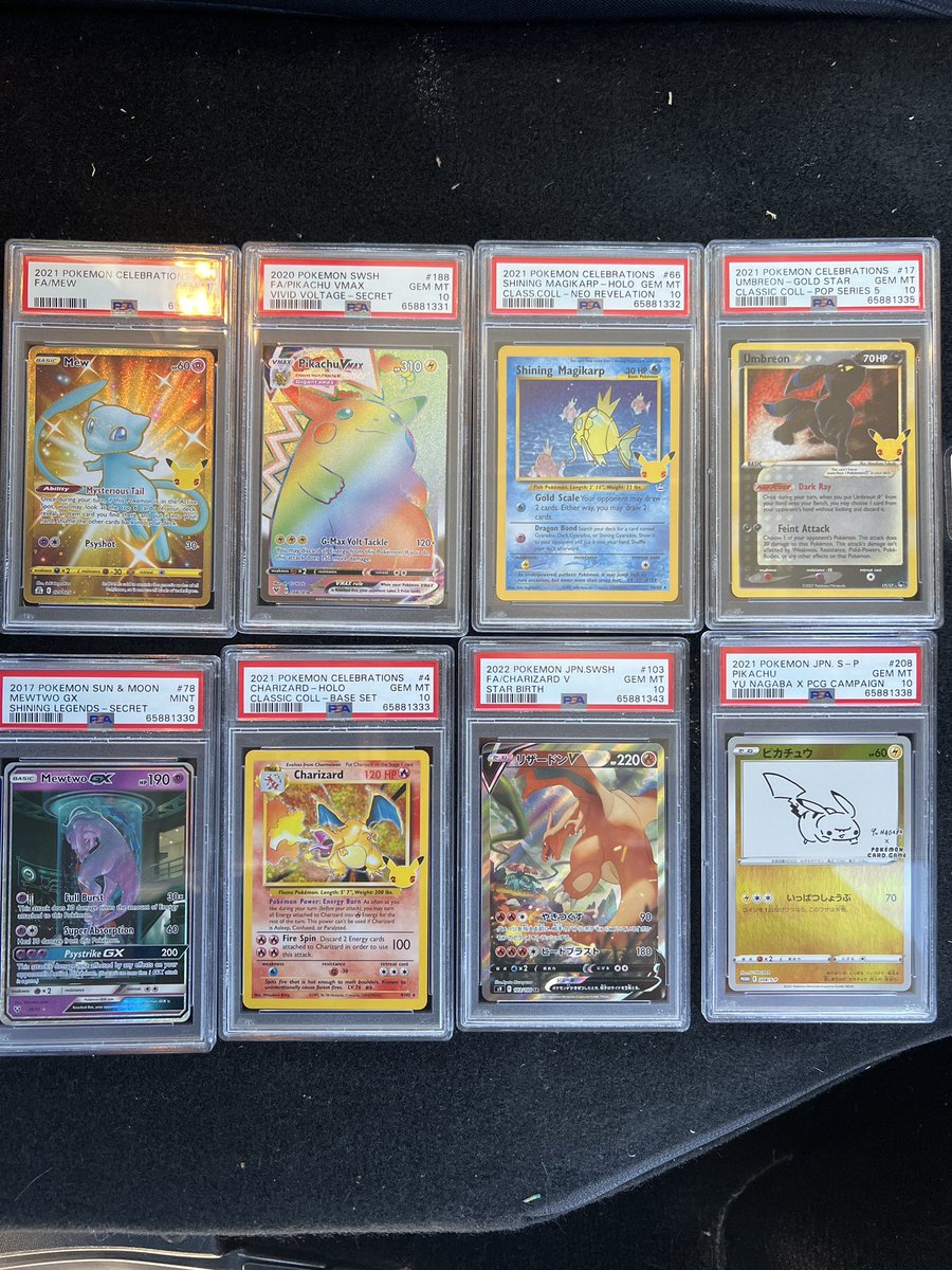 JustanAvrgJoe's tweet photo. Not a bad sub @PSAcard 15 cards mixture of @Pokemon and @MetaZooGames 11/15 💎 https://t.co/b9Z5pwTv0f