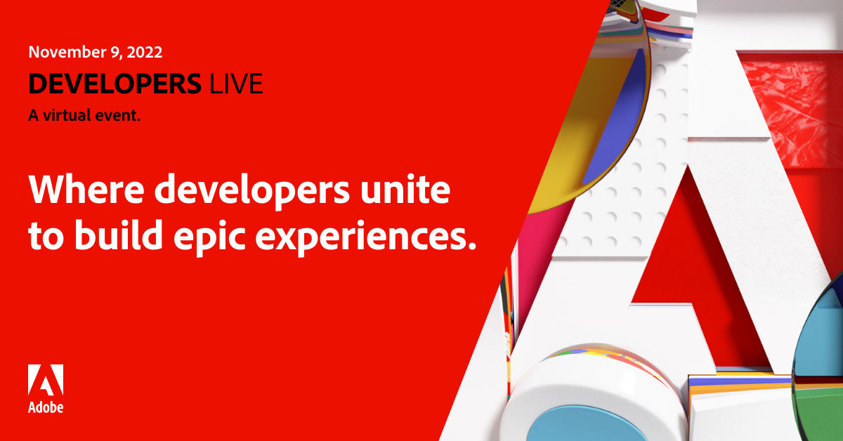 📣 We're excited to announce #AdobeDevelopers Live : Headless 📣 Join us Nov. 9 at 7am PT (10am ET) for a 1-day virtual conference all about Adobe Experience Manager Headless, with technical workshops, community networking events, and more. 

Register now: adobe.ly/adlheadless