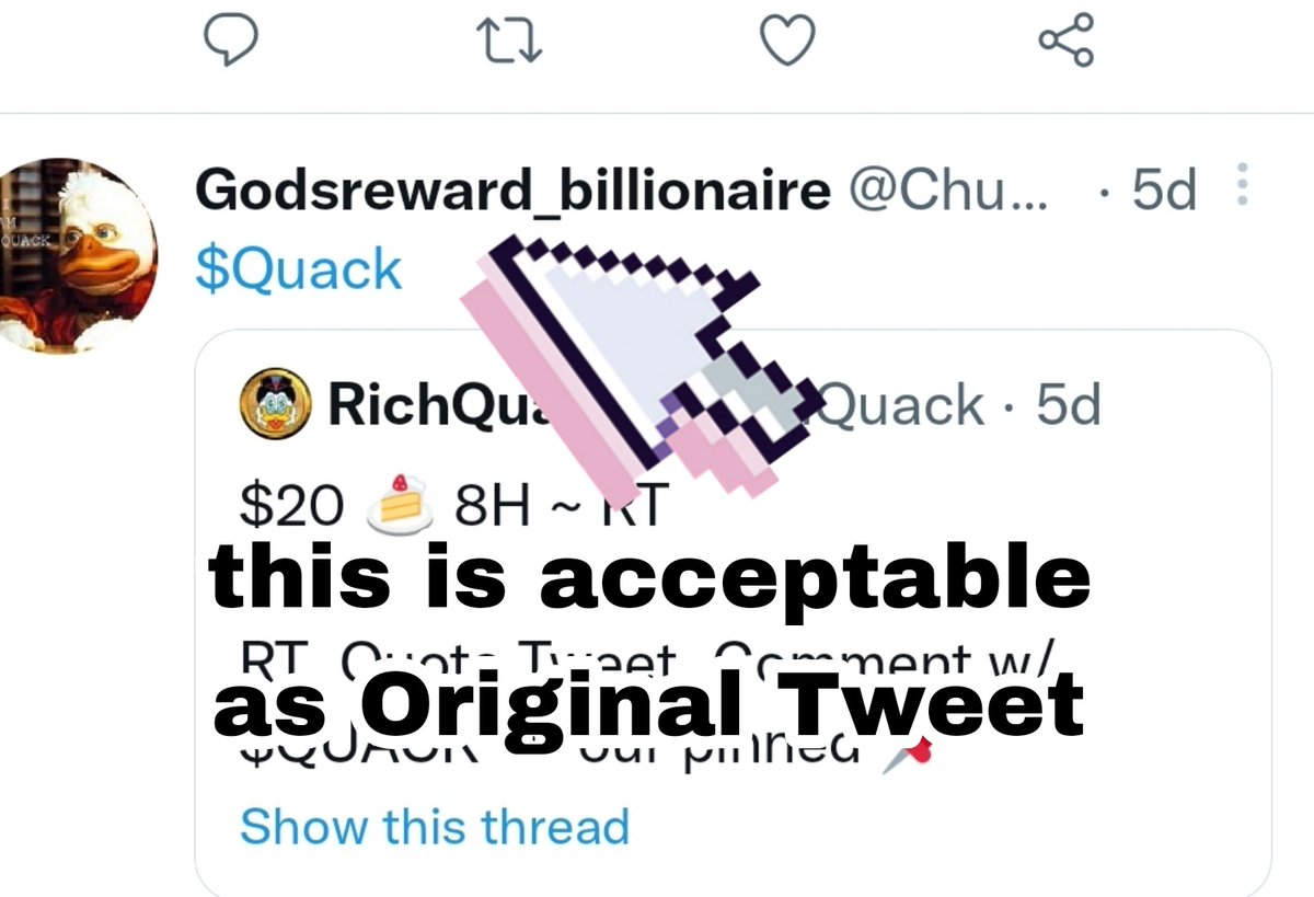 Bulls_Crypt0's tweet photo. Do not blow your chances only for not paying attention to common rules.
✅️Do you have profile pic? Banner/header?
✅️Original Tweet 1 X 48 Hours?
➡️Quote is considered as OTs
✅️Minimum Followers 10
✅️Proofs mus not be cropped
✅️No Multis https://t.co/f6P82XPxxz