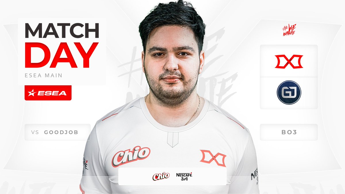 infiniteggro's tweet photo. Playing right now in ESEA Main Playoffs against #GOODJOB
📺 https://t.co/NaA6GEDIEc
Tune in and say hi!
#WeINFINITE
#WeADVANCE https://t.co/zR5ypdTKwL