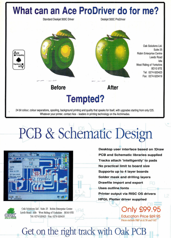 OldTechAdverts's tweet photo. PCB design and Schematic Capture is a very specialise piece of software. These days, the market is dominatd by Altium and OrCAD. Although #kicad is making good in roads as a FOSS alternative.
https://t.co/o1hpDwUqqT
#bbcacorn #electronics #retrocommputing https://t.co/dL7mrgylJE