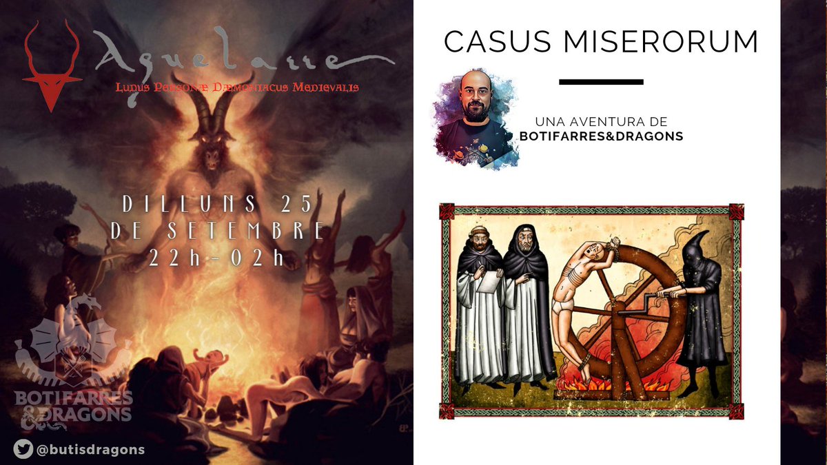 Dia de partida!
#Aquelarre
#rolencatala
<a href="/Nosolorol/">Nosolorol</a> 
<a href="/Maquied/">Maqui Edicions</a>