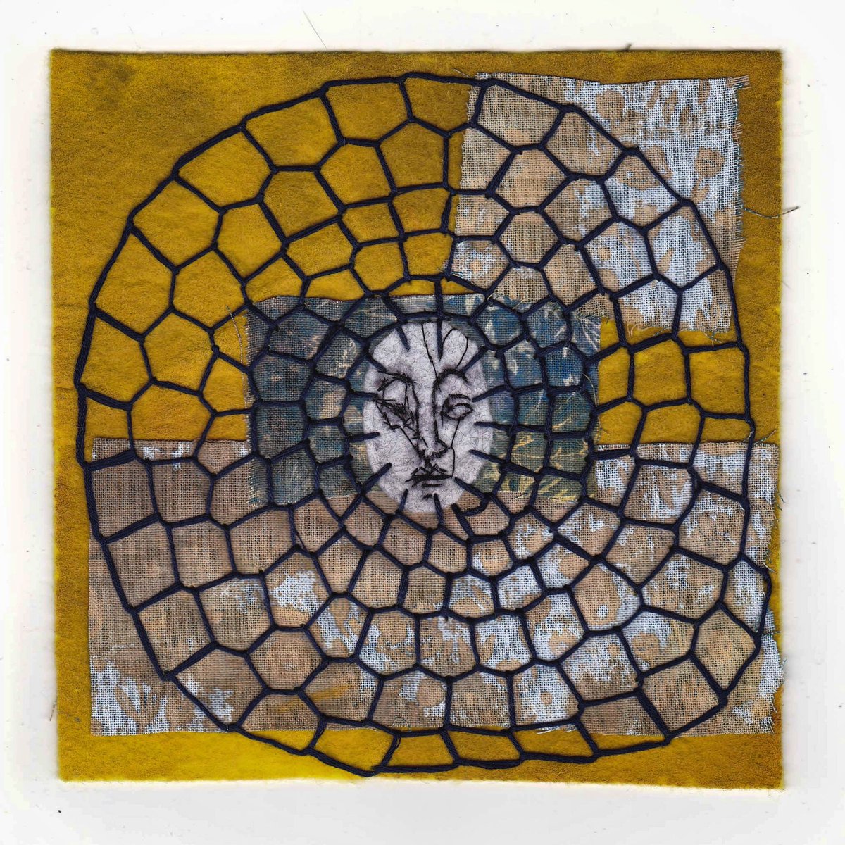 JoannaHartist's tweet photo. Small textured felt and embroidery collage 9. 

..

#experimentalart #artjournal #feltcraft #stitchtherapy #embroiderytherapy #slowstitching #slowstitch #painttextures #paintingonfabric #primitivestitching #textileart #textilecollage https://t.co/1uV2D5PP6o