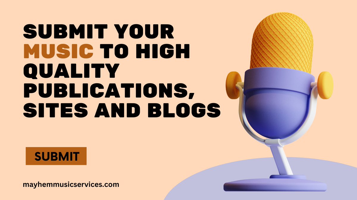 🚫Avoid paying thousands of dollars upfront like most traditional PR companies.
🎙️Submit your #music to get it in the ears of curators &amp; editors from high-quality publications

#Artist #singersongwriter #singer #songwriter #song #songs #ArtistOnTwitter #singers #writer #musician