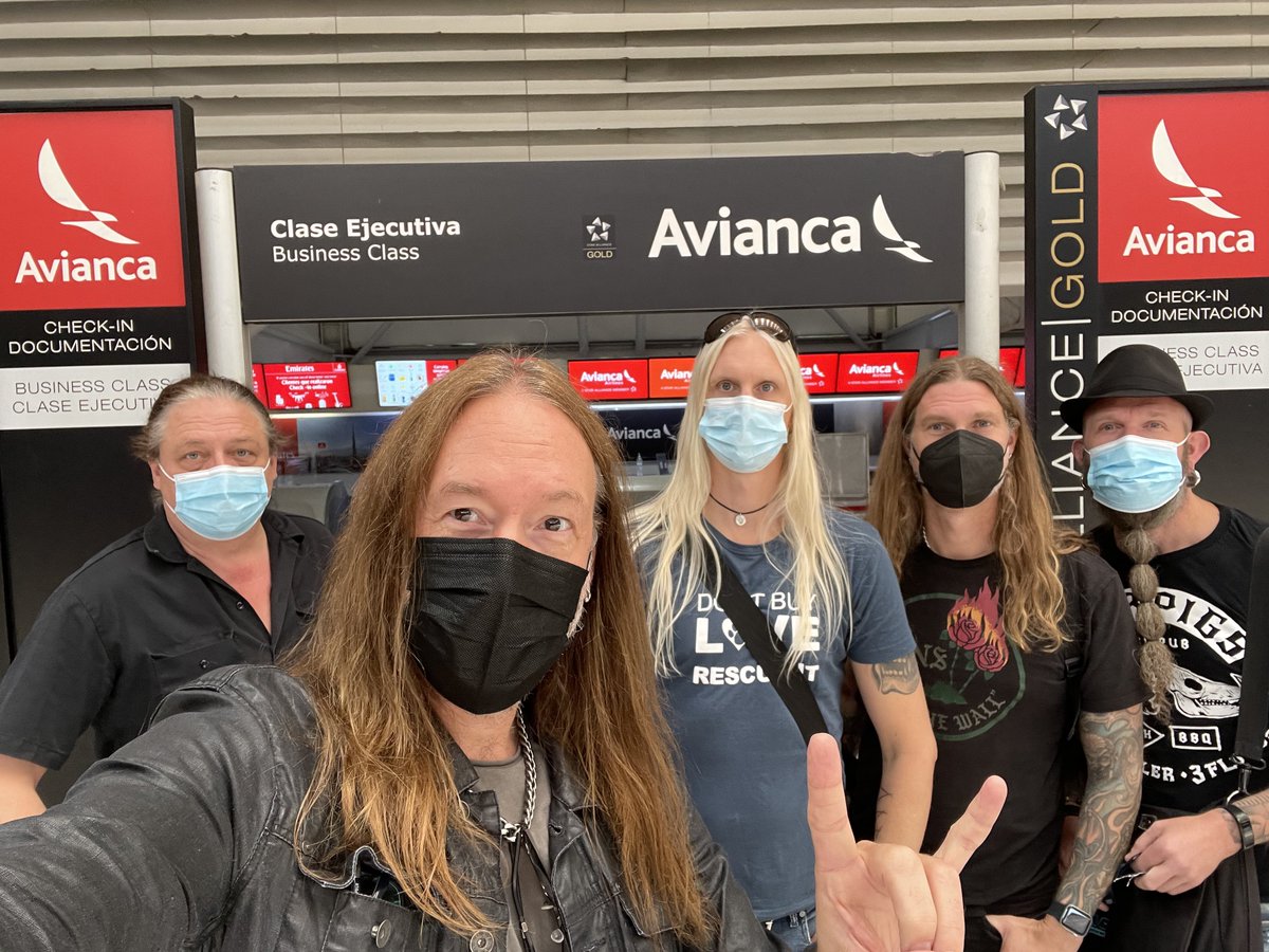 Time to say goodbye to Mexico for now, but we will be back. Salud, everyone! 🍻🔨🎃🤘

#HammerFall #HeavyMetal #TemplarsOfSteel #HammerOfDawn #JoacimCans #OscarDronjak #PontusNorgren #FredrikLarsson #DavidWallin #Helloween #UnitedForces