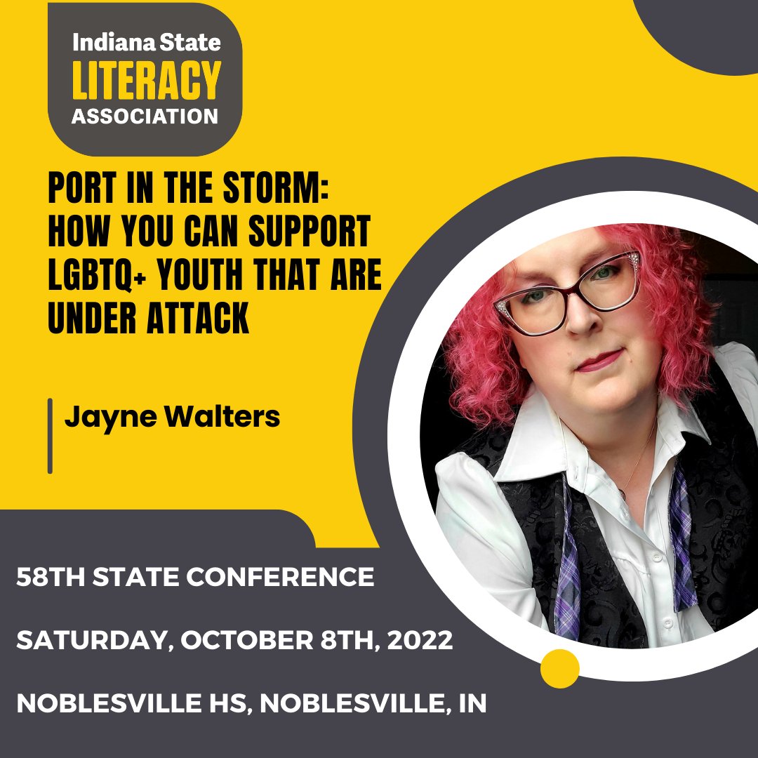 IndianaReads's tweet photo. Celebrating Banned Books Week? Come hear @BookwormJWW speak about how you can support LGBTQ+ youth that are under attack. Have you registered yet for the October 8th conference?  https://t.co/4iEpeLShCC @indylibrary https://t.co/GVxanXv8wb