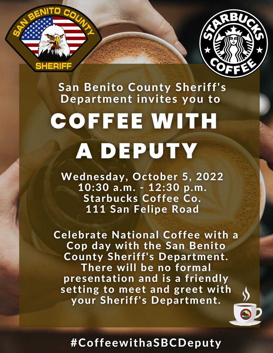 SBCOSheriff's tweet photo. Come out and join us!! https://t.co/PTftsYCKTV