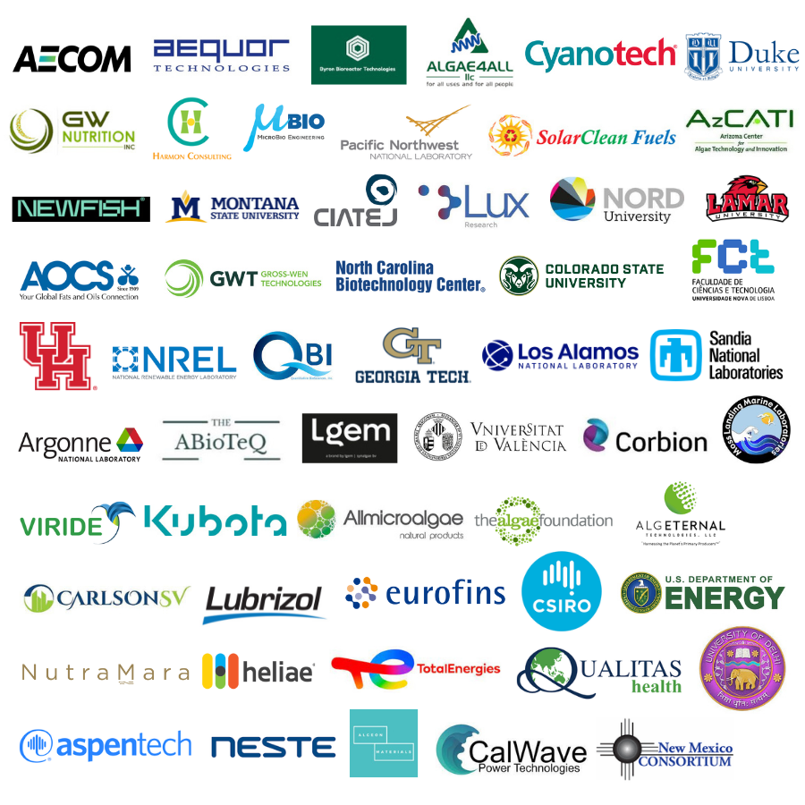 algaeindustry's tweet photo. Next week kicks off the largest online gathering of #algae entrepreneurs, researchers, product developers, marketers and other leaders. Here's a sample of who's registered. Are you among them? #algae2022 https://t.co/WI7a7Uu8ew https://t.co/DOXA418Qs4