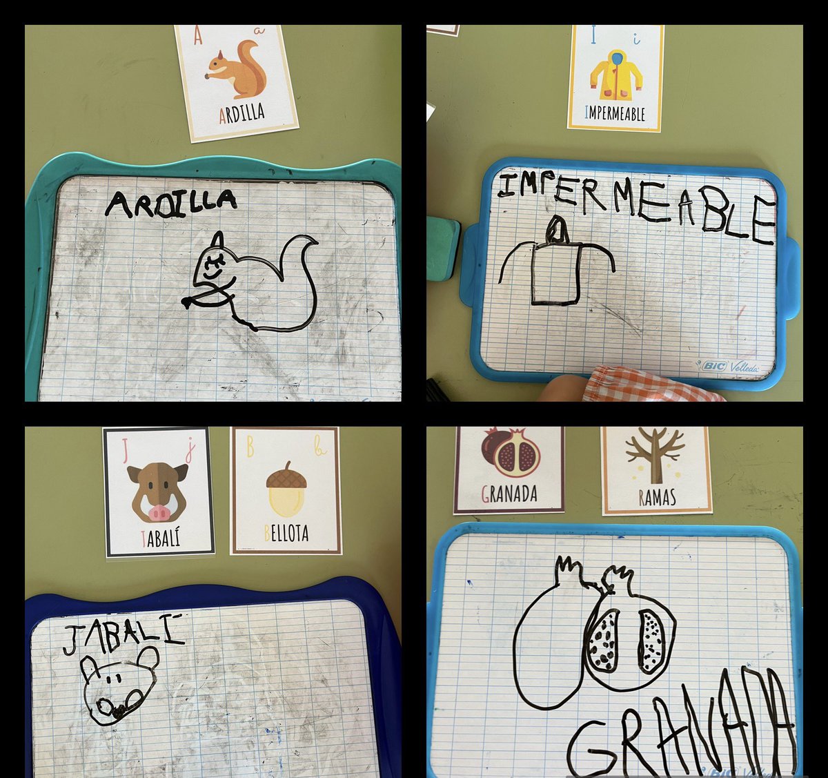 BajaCra's tweet photo. Practicamos con el vocabulario de otoño #lecto #escuelarural https://t.co/Unu1ZFLbgl