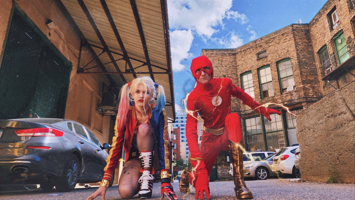 AusVizsla's tweet photo. On your marks! Get set!
Oh no I’m already at the finish line..
#flash #HarleyQuinn #dccomics #dccosplay #flashcosplay #dcu https://t.co/EhifstfKS7