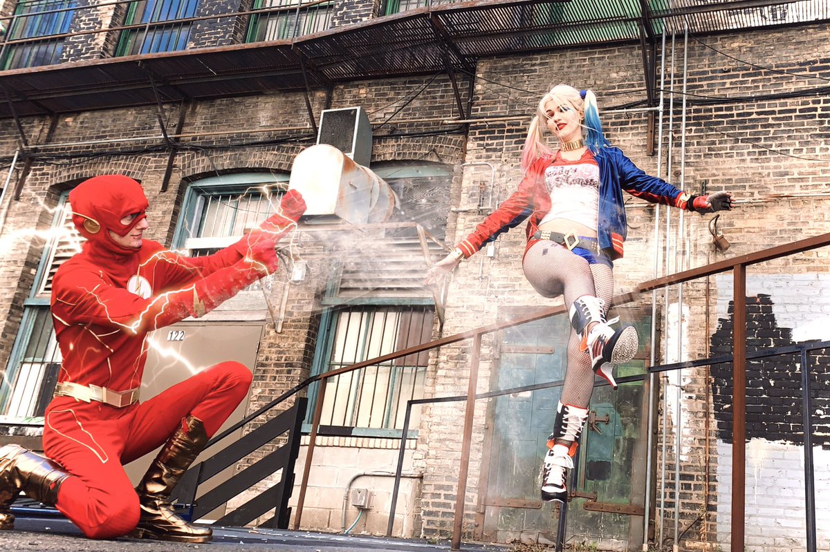 AusVizsla's tweet photo. On your marks! Get set!
Oh no I’m already at the finish line..
#flash #HarleyQuinn #dccomics #dccosplay #flashcosplay #dcu https://t.co/EhifstfKS7