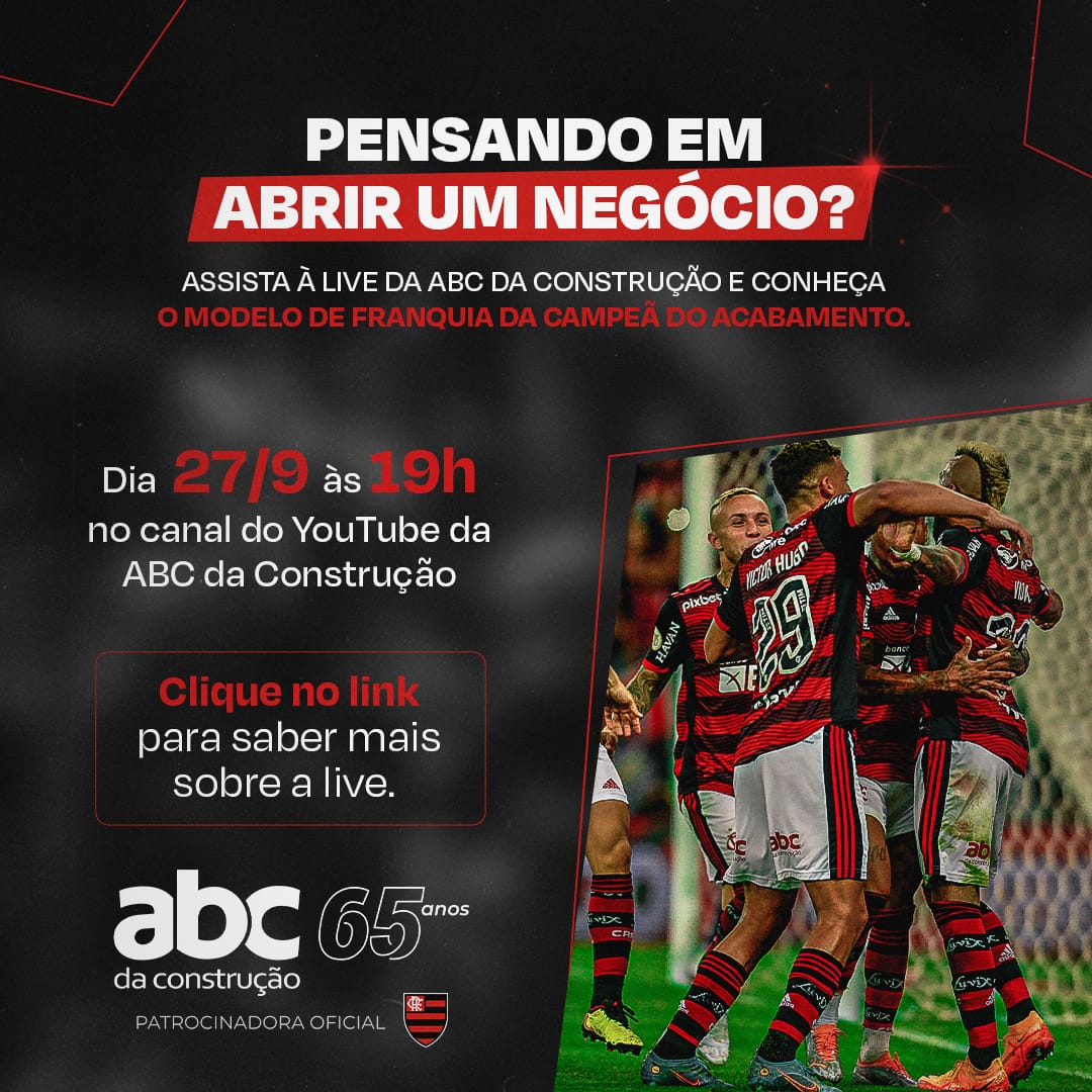 Flamengo on X: VOCÊ + 3 AMIGOS EM MAIS UM JOGÃO NO MARACÃ? 🔴⚫️ Se liga,  com a ABC da Construção você pode ganhar uma camisa oficial + 4 ingressos  para acompanhar