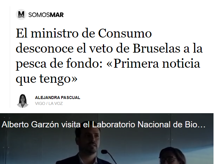 paulapra2's tweet photo. Ya sabíamos que el ministro Alberto Garzón desprecia la ganadería, pero desde hoy sabemos que también desprecia la pesca. Y a Galicia. https://t.co/v805gPPRjD