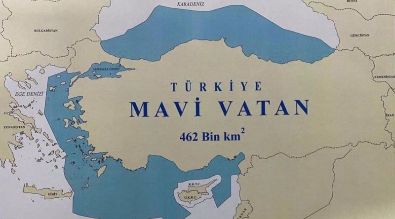Bilen bilmeyene duyan duymayana soylesin Türkiye'nin deniz hududu