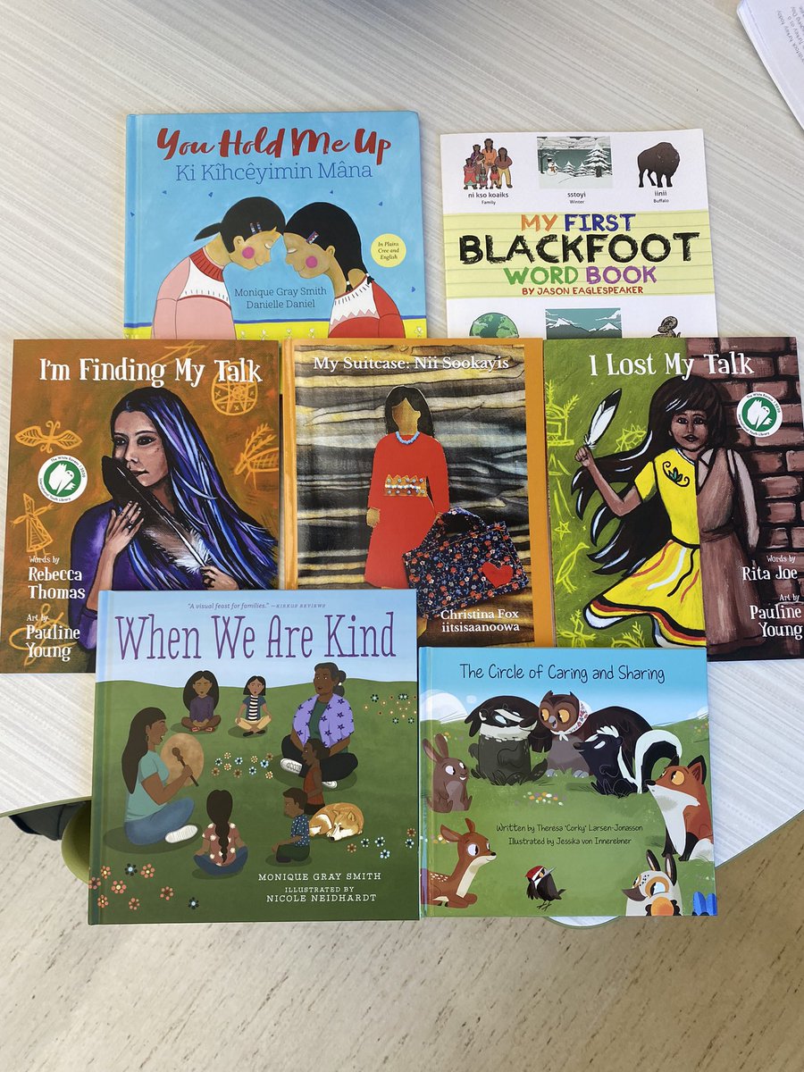 Carly Goruk (@mrsgoruk) on Twitter photo Just a few of the beautiful books written by Indigenous authors I plan to use this year, specifically this week 🧡<a href="/ltldrum/">Monique Gray Smith</a> #blackfootwords #mysuitcase #thecircleofcaringandsharing #indigenous #indigenouspeoplesday #truthandreconciliation #orangeshirtday #imdigenousauthors Just a few of the beautiful books written by Indigenous authors I plan to use this year, specifically this week 🧡<a href="/ltldrum/">Monique Gray Smith</a> #blackfootwords #mysuitcase #thecircleofcaringandsharing #indigenous #indigenouspeoplesday #truthandreconciliation #orangeshirtday #imdigenousauthors
