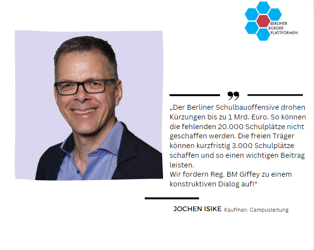 BerlinerBrgerp1's tweet photo. #SchuleMussAnders #BerlinerBürgerplattformen
Eines der Programmpunkte, die kommenden Dienstag (27.9)  in unserer Veranstaltung mit der Regierenden Bürgermeisterin @FranziskaGiffey (SPD) angesprochen werden. https://t.co/nj2MUmhpCU