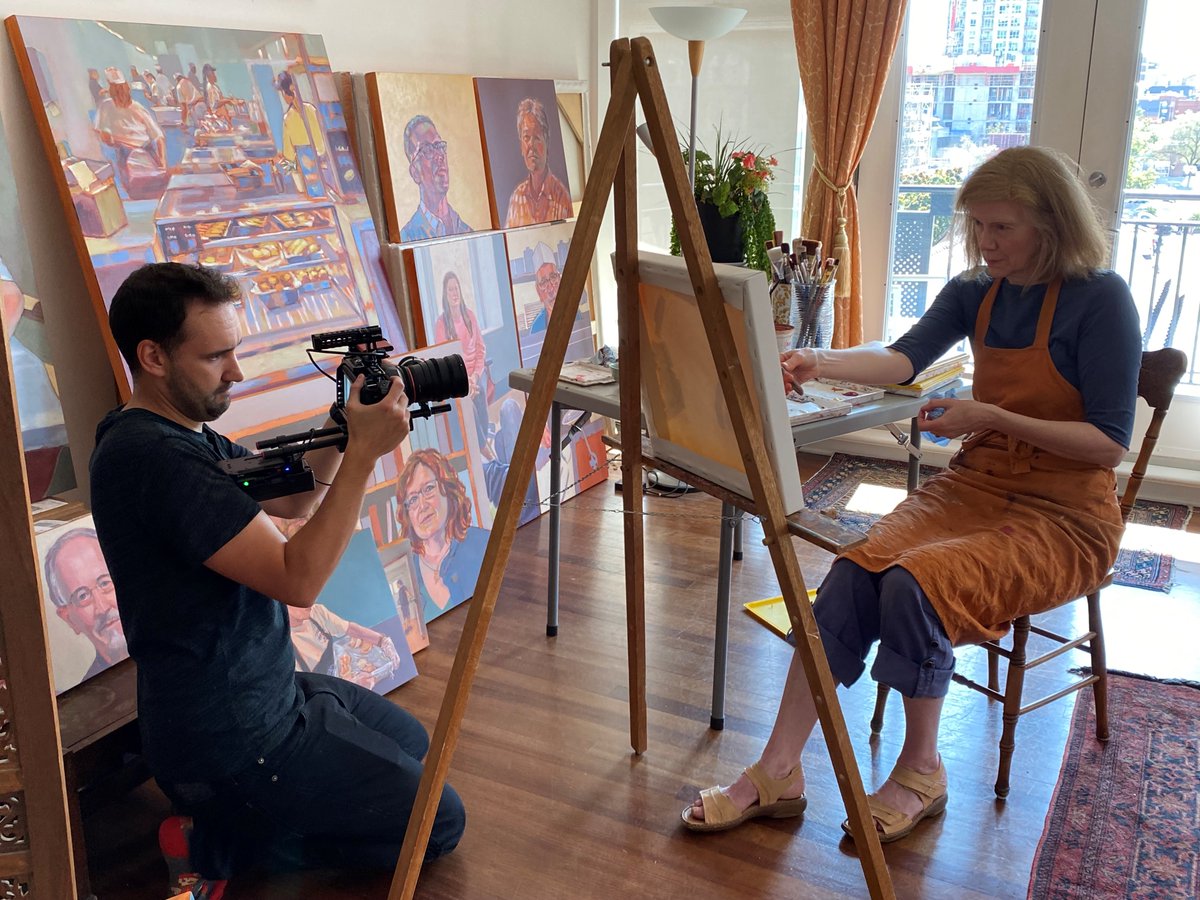 To commemorate the 100th anniversary of The Mission's expanded building presence on 35 Waller St. we've partnered with <a href="/OttawaArtG/">Ottawa Art Gallery | Galerie d'art d'Ottawa</a> for a special portraits project! The exhibit runs Sept 30-Oct 17, but until then here are some behind the scene photos from the video shoot! 🎨📽️