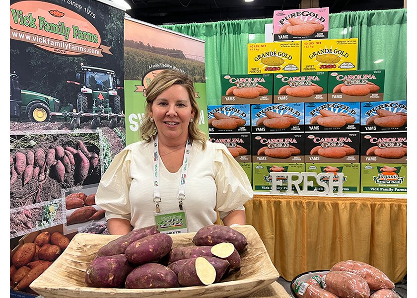 thepacker's tweet photo. From #technology designed to reduce #foodwaste to the latest #greenhouse-grown #fruit and new products sure to spark increased #produce consumption, exhibitors at the Southeast Produce Council’s #SouthernInnovations delivered on innovation. https://t.co/np0KWzFlYn https://t.co/eNr6ONXLzk