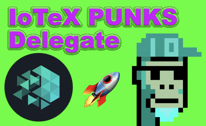 iotexpunks's tweet photo. We are proud to announce the #iotexpunks Delegate NODE is NOW live! 🔥🔥

You can delegate your $iotx to in the new V2 delegate portal or IOPAY directly! https://t.co/0STxDbUXxL

Our Delegate will continue our commitment to flourish the #iotex NFT and Gaming communities 💓💓 https://t.co/VdNuY4PxiA