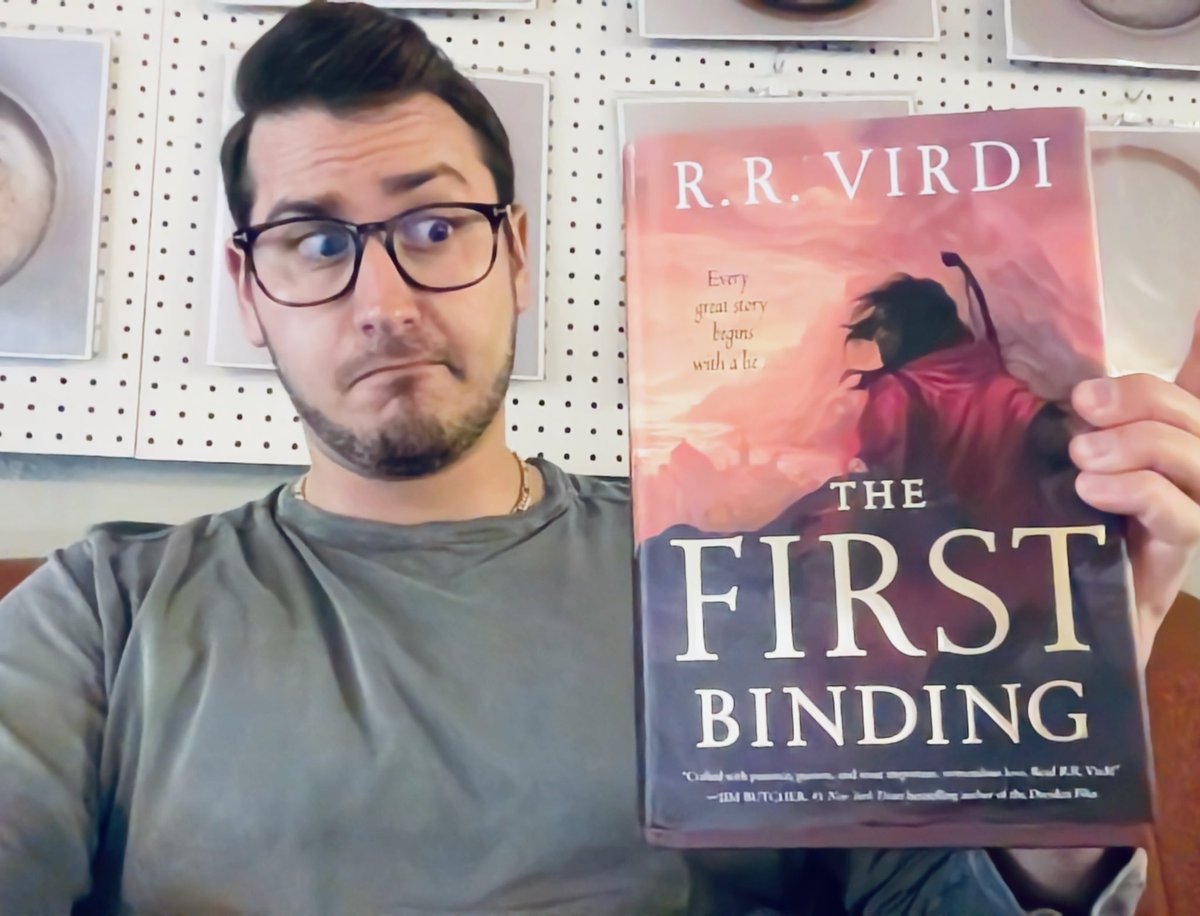 DylanRMarsh's tweet photo. I’m enjoying The First Binding, but it’s so hard to feel like I’m making progress when reading an 800+ page book! 

Trying to remember the last time I read a true chonker like this 🤔. Maybe The Priory of the Orange Tree over the summer 🍊 https://t.co/bDNC8iMEa6