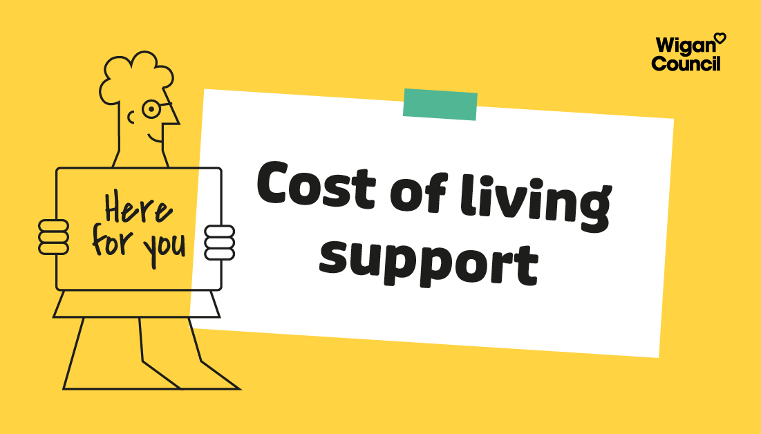 💛Today we launch our cost of living campaign, 'Here for you'.
📣 We know things are difficult, but we want the message to go out loud and clear that we are here to help.
 💭Please ask for help as early as possible

Find out more 👉 wigan.gov.uk/HereForYou 

#OurPeopleHereForYou