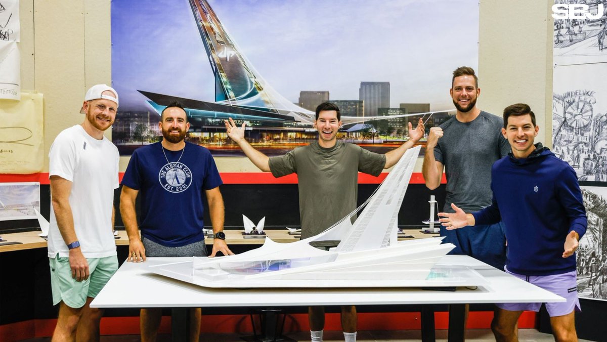 KEEMSTAR's tweet photo. YouTubers Dude Perfect are making a new headquarters. These renders are insane! 🔥 #DramaAlert https://t.co/Eq6NsHQCQb