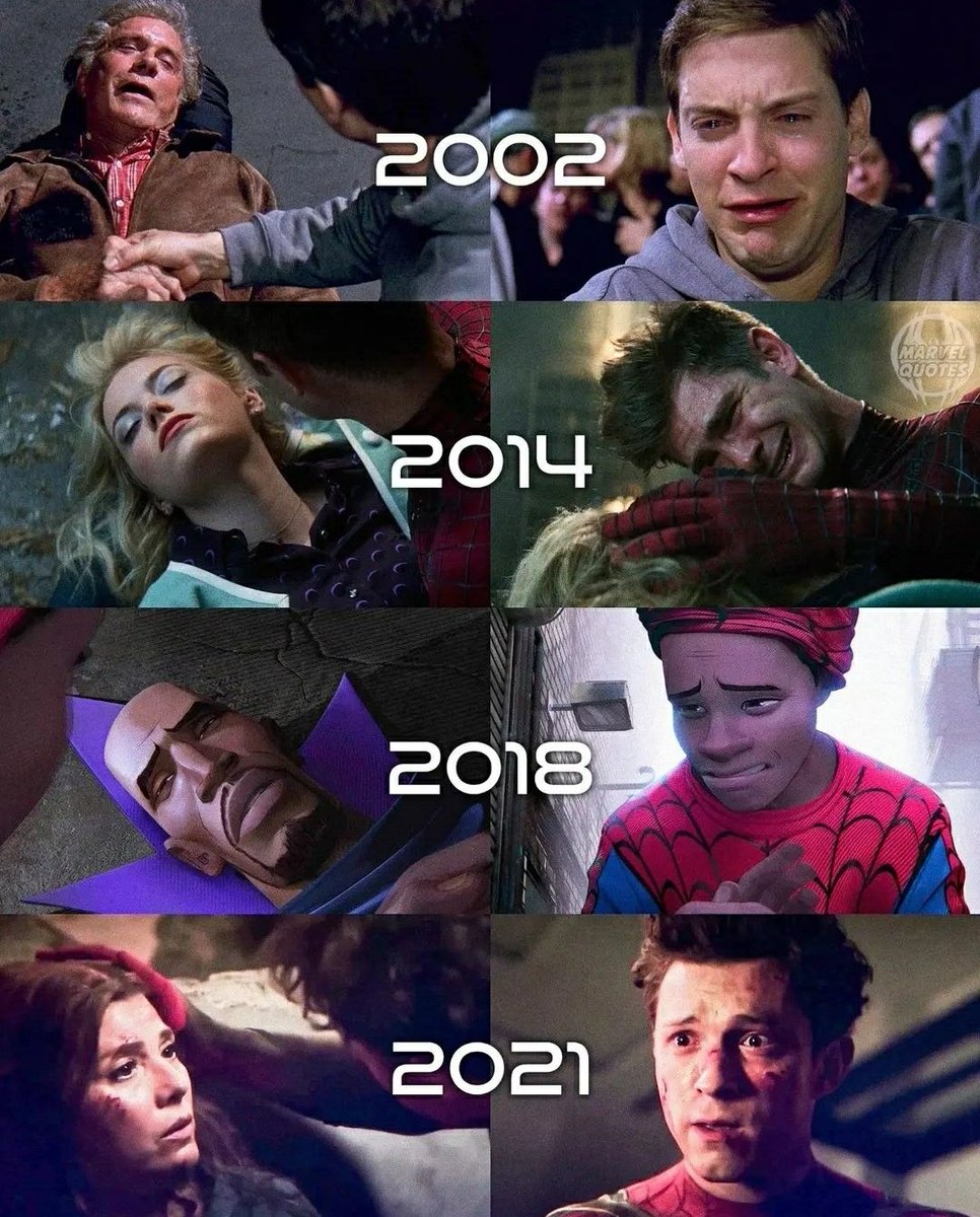 "La perdida es una piedra en el camino a la grandeza chico, tarde o temprano tendrás que superarla" ~ 🕸️💔

#SpiderMan #Spiderverse #Sony
#Marvel #MarvelStudios #Disney