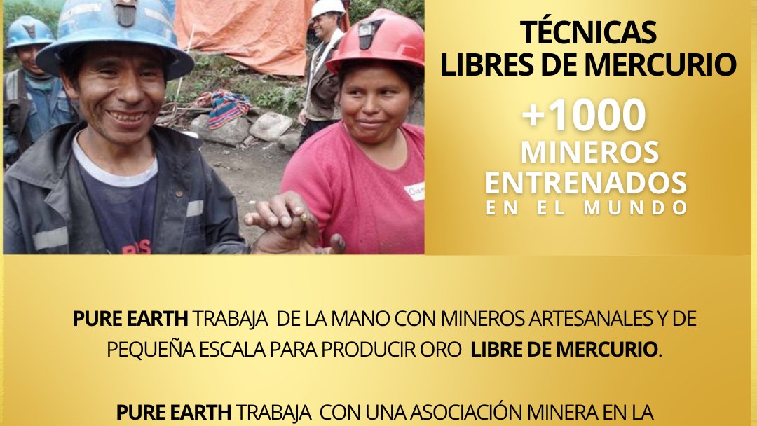 PureEarthPeru's tweet photo. La colección #PureEarthPureGold con Ruby Rivera Modine apoyará nuestro trabajo entrenando a nuestros mineros en prácticas #libresdemercurio, #reforestación y más. Mira lo que ya hemos logrado. Ayúdanos a hacer más ⬇️
https://t.co/lLZlbyf4vH
#Fairmined #RubyModine @PureEarthNow https://t.co/UMeM7iI14k