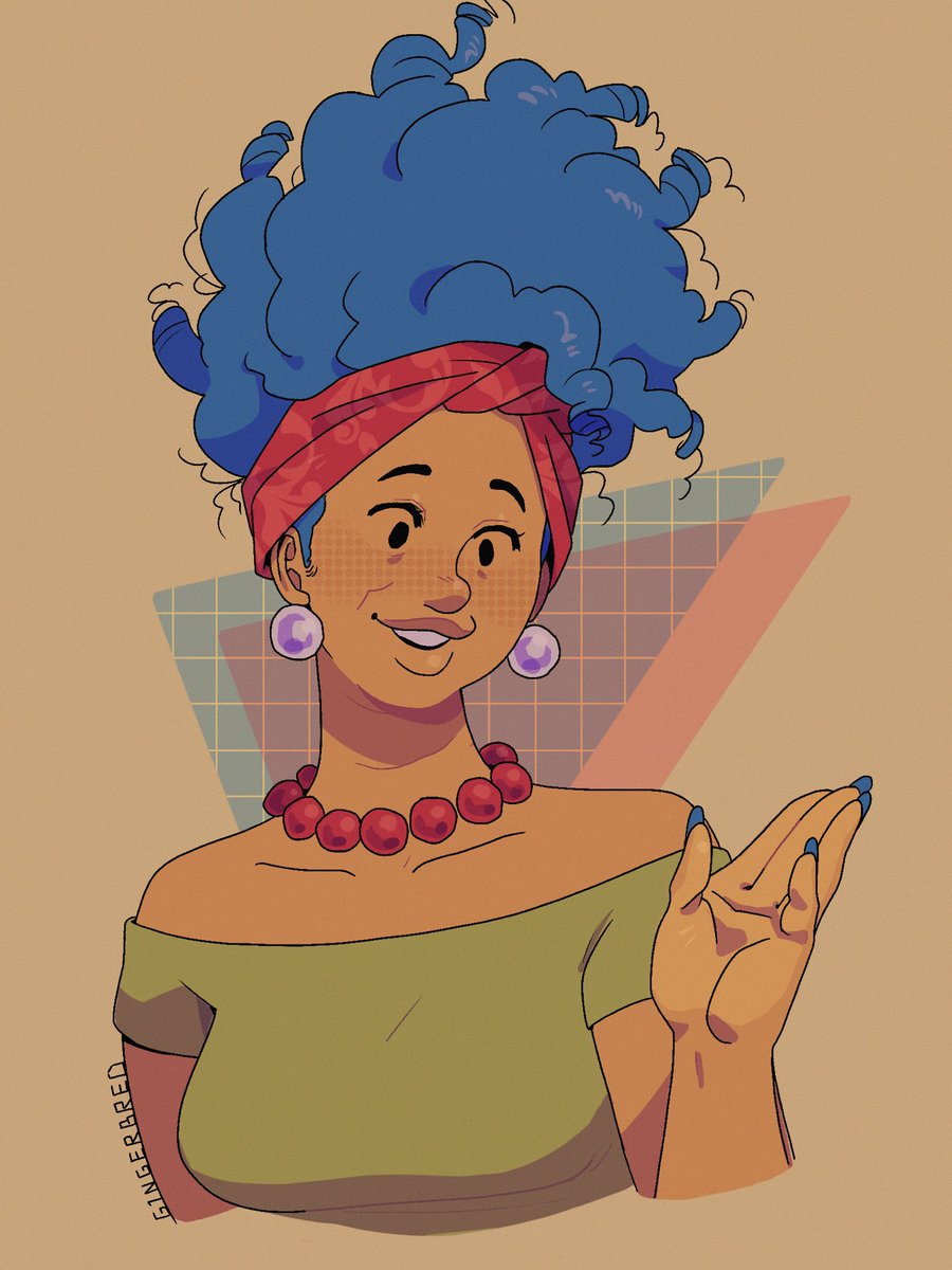 「Marge Simpson is black I know because sh」|G1NGERBREDのイラスト