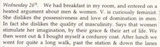 94 years ago today with Vita Sackville-West and Virginia Woolf