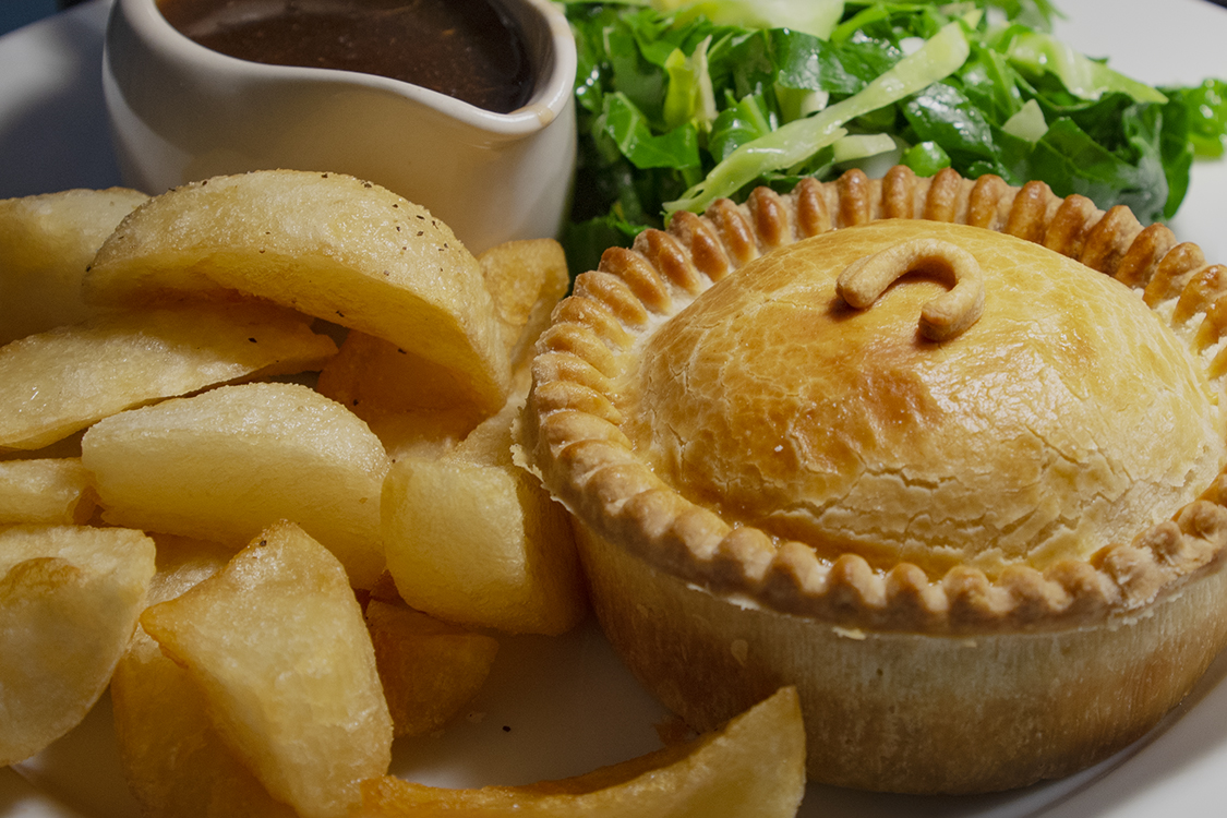 Table service &amp; Takeaway Collection. Melt-in-the-mouth pastry, fillings using the finest ingredients from local farmers, butchers and other suppliers. Always fresh, local and cooked to order.

Give us a call to book on (01803) 868674