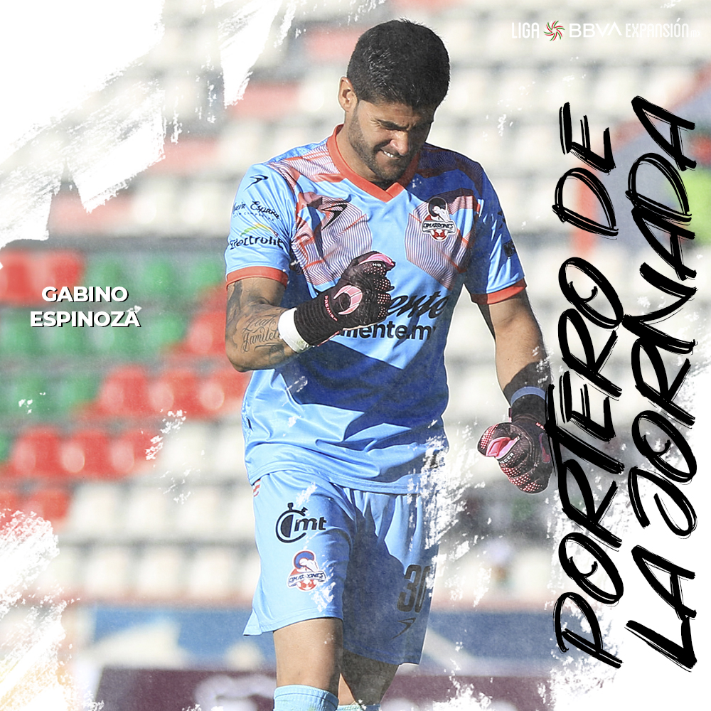 Liga BBVA Expansión MX (@ligamxexpansion) on Twitter photo ¡EL PORTERO DE LA JORNADA ⚽️🔥!
Además de sus intervenciones en el arco, Gabino Espinoza fue primordial para el ataque de los <a href="/CimarronesFC/">Cimarrones de Sonora</a>, poniendo la asistencia de gol, con el que los de Sonora vencieron a @PumasMXTabasco. ¡EL PORTERO DE LA JORNADA ⚽️🔥!
Además de sus intervenciones en el arco, Gabino Espinoza fue primordial para el ataque de los <a href="/CimarronesFC/">Cimarrones de Sonora</a>, poniendo la asistencia de gol, con el que los de Sonora vencieron a @PumasMXTabasco.