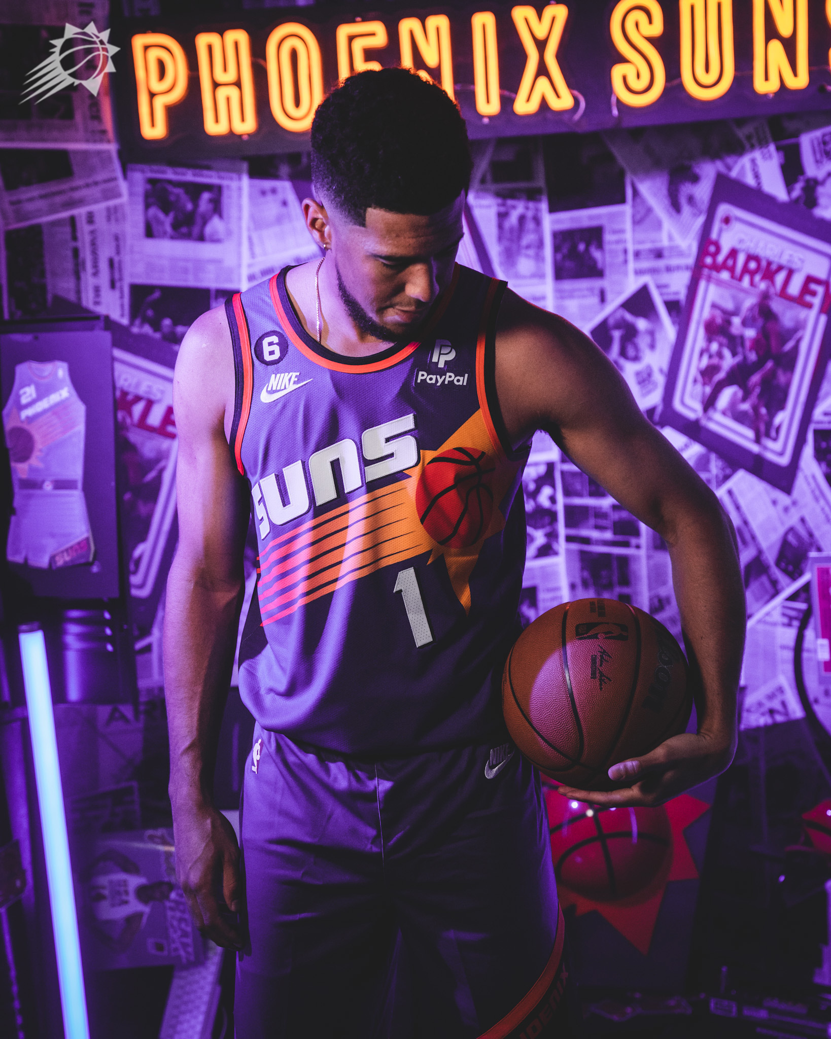 UNBOXING: Devin Booker Phoenix Suns Classic Edition Swingman NBA Jersey, Sunburst