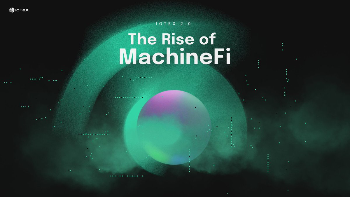 #MachineFi🤖 in a sentence

➡️ Devices: owned by people &amp; for people (by <a href="/Raullen/">raullen.eth</a> on <a href="/business/">Bloomberg</a>)
➡️ A paradigm shift in the way IoT systems are ... monetized (by <a href="/cryptoxfan/">Xinxin Fan</a> on <a href="/Forbes/">Forbes</a>)
➡️ Financialization of machines (by @deanofprivacy on <a href="/hackernoon/">HackerNoon | Learn Any Technology</a>)

What's your definition?