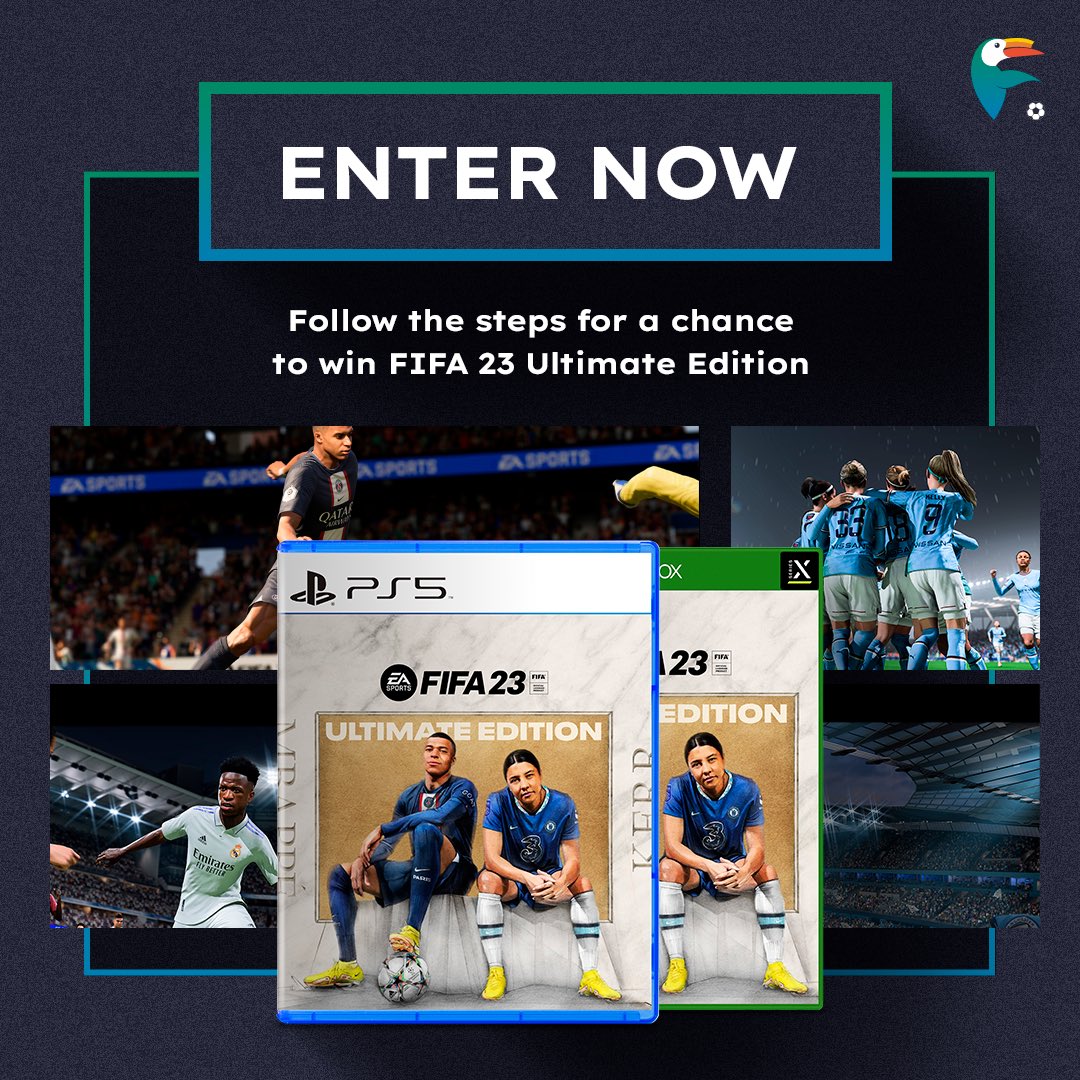 FFSports55's tweet photo. FIFA 23 Ultimate Edition Giveaway 😎
x3 copies to be won on any console! 🎮

All you have to do:

1️⃣ Follow @FlipFamSports &amp; @FlipFamHQ
2️⃣ Retweet &amp; ❤️ this tweet 🚨 Complete all steps -> https://t.co/YnkKDp64vY

Good luck players! 😎🍀

Winners announced 6th October 2022. https://t.co/Uu641NgyNO