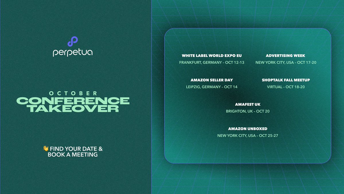 Looking to connect with our team IRL? 👀

We'll be attending events across the globe this October, from the US to Germany and the UK, and we can't wait to meet you! 💜🌿

Catch us at these upcoming events ⤵️