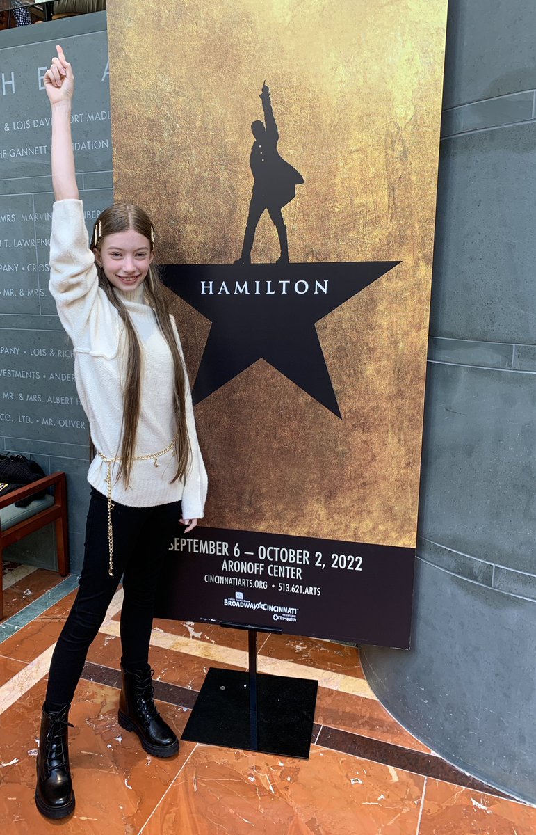 Roseactmod1's tweet photo. Amazing show @HamiltonMusical Cincinnati cast and crew!! A very late bday present for me, (April) but definitely worth the wait!! #hamilton #aronoff 🎉🙌😁😁😁 #broadwaycincinnati https://t.co/nG2vZCRy6w