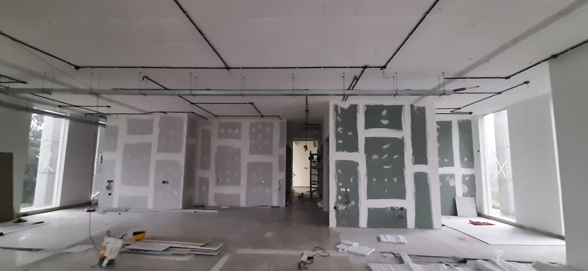 eoxvantage's tweet photo. Work is moving along nicely for EOX Vantage's future offices in Bangalore!  Here are a few shots of how things are coming along... https://t.co/9aCaKuEBvd