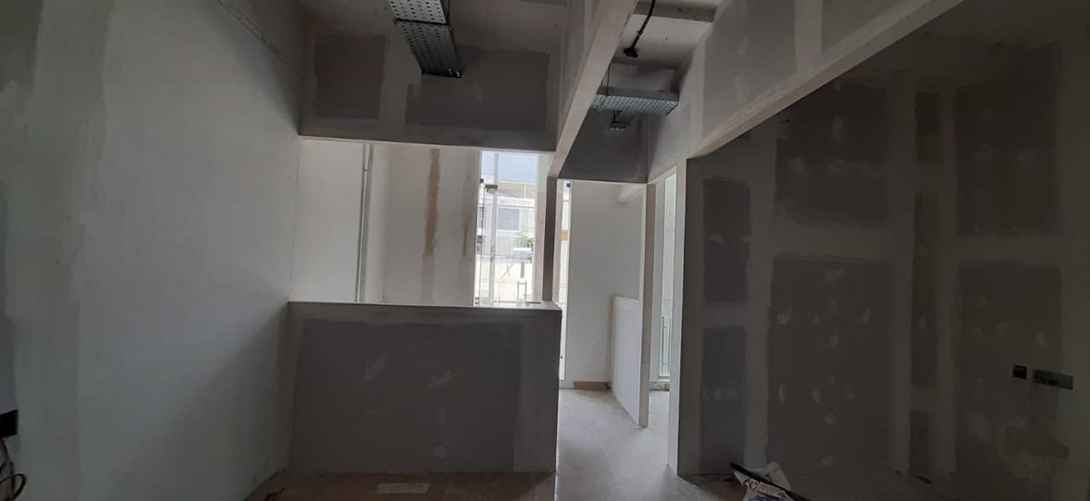 eoxvantage's tweet photo. Work is moving along nicely for EOX Vantage's future offices in Bangalore!  Here are a few shots of how things are coming along... https://t.co/9aCaKuEBvd