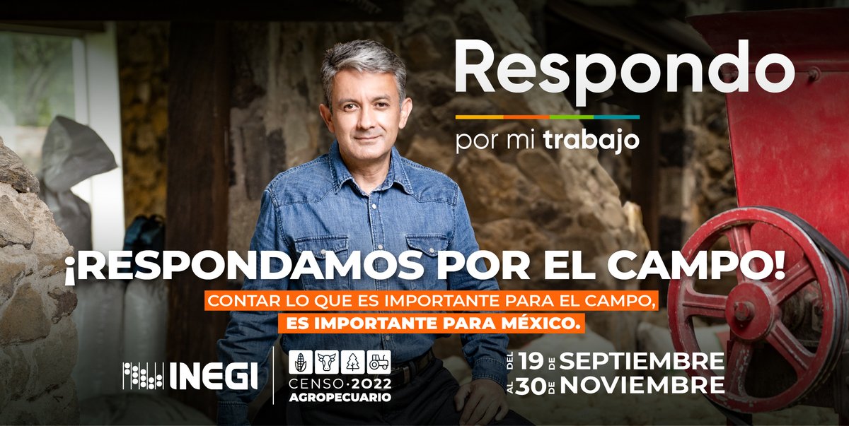 INEGI_INFORMA's tweet photo. En México, actualizaremos y enriqueceremos la información del campo mexicano con el #CensoAgropecuario 2022 #INEGI
https://t.co/2yQRrM4u3k https://t.co/JS7eZ4Qwe5