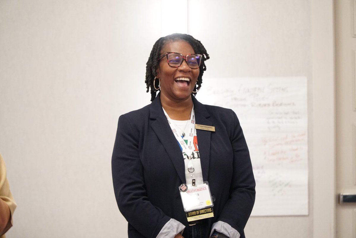MathEdnet's tweet photo. Lots of thanks from outgoing president @Joleighhoney to board members for their service, with Diana Suddreth, @christinegoko, Denise Schultz, and @lashe920. (And more not pictured!) #ASSM22 https://t.co/lJwRoAS3hb